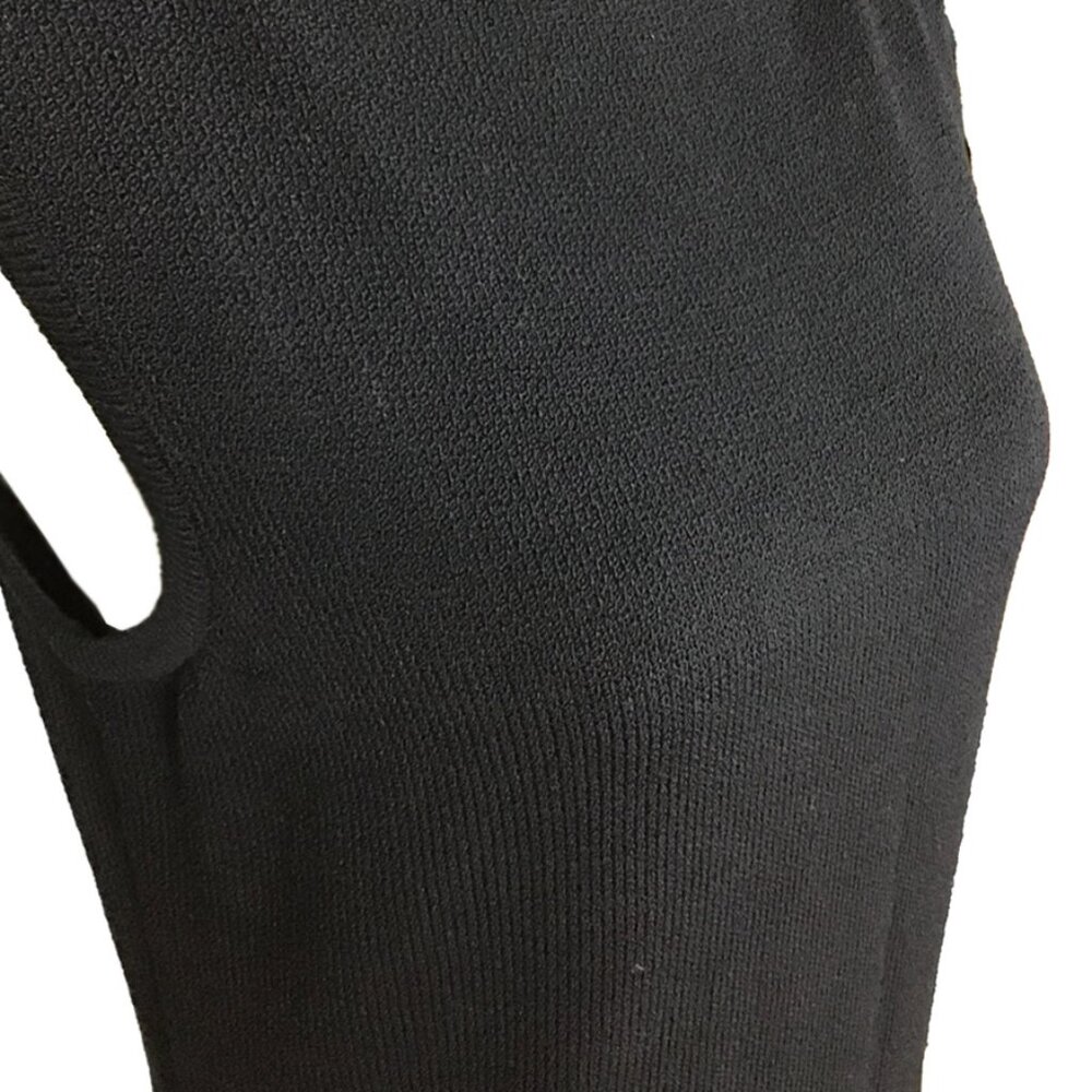 St. John Classic Black Mini Dress - Picture 4 of 7